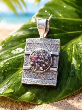 Titanium Druzy Necklace